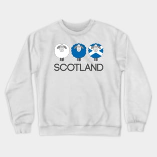 Trio of Scottish Patterned Sheep Crewneck Sweatshirt